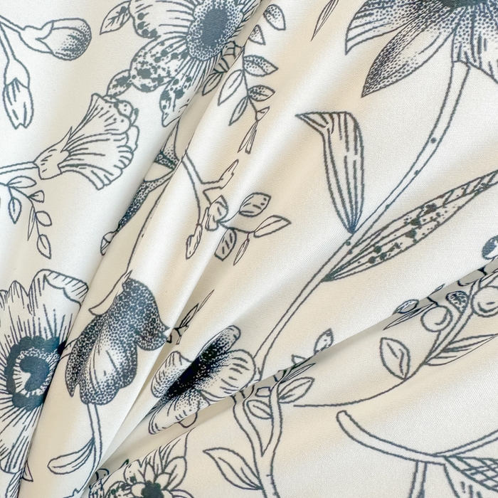 91家纺网 家纺一手货源 找家纺 爱彼家纺 2025新款加厚法式印花四件套 法式永墨花园