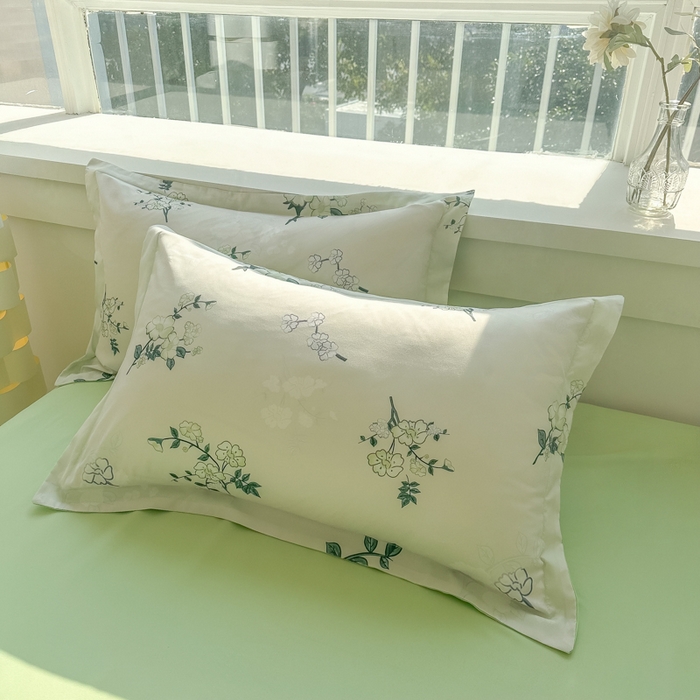 91家纺网 家纺一手货源 找家纺 爱彼家纺 2025新款加厚法式印花四件套 法式春意盎然