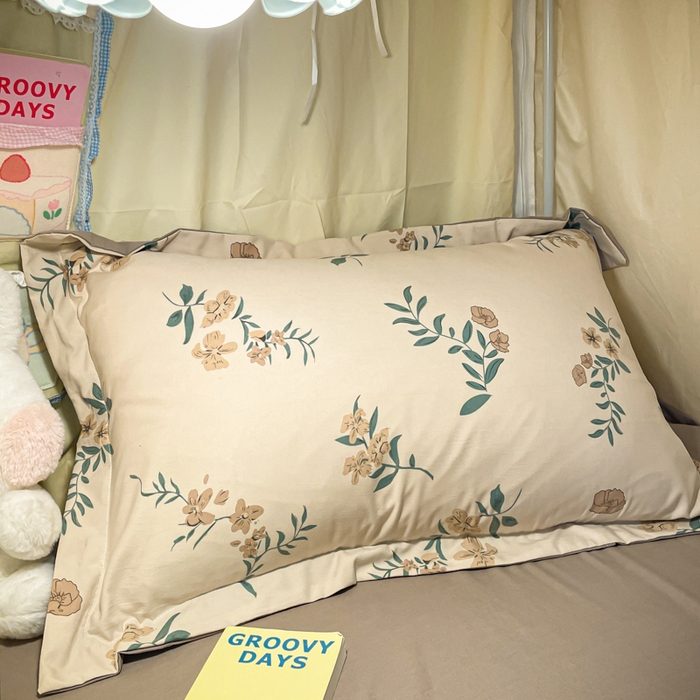 91家纺网 家纺一手货源 找家纺 爱彼家纺 2025新款加厚法式印花学生宿舍三件套上下铺三件套 花意恋