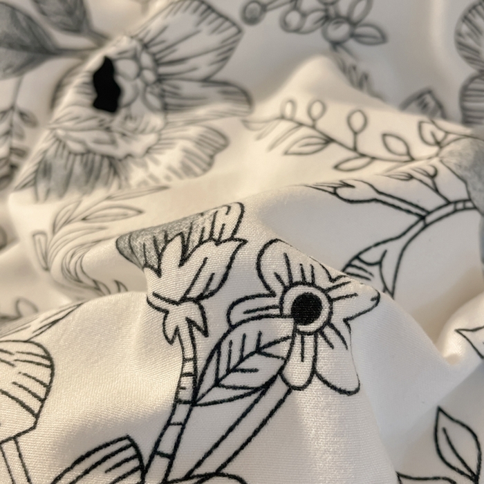 91家纺网 家纺一手货源 找家纺 爱彼家纺 2025新款加厚法式印花学生宿舍三件套上下铺三件套 永墨花园