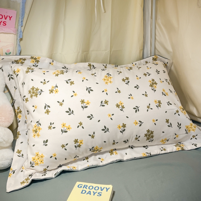 91家纺网 家纺一手货源 找家纺 爱彼家纺 2025新款加厚法式印花学生宿舍三件套上下铺三件套 花海