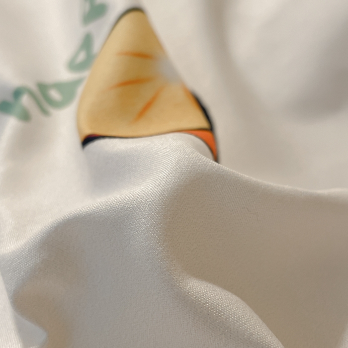 91家纺网 家纺一手货源 找家纺 爱彼家纺 2025新款卡通印花水洗棉学生宿舍三件套上下铺三件套 柿如意