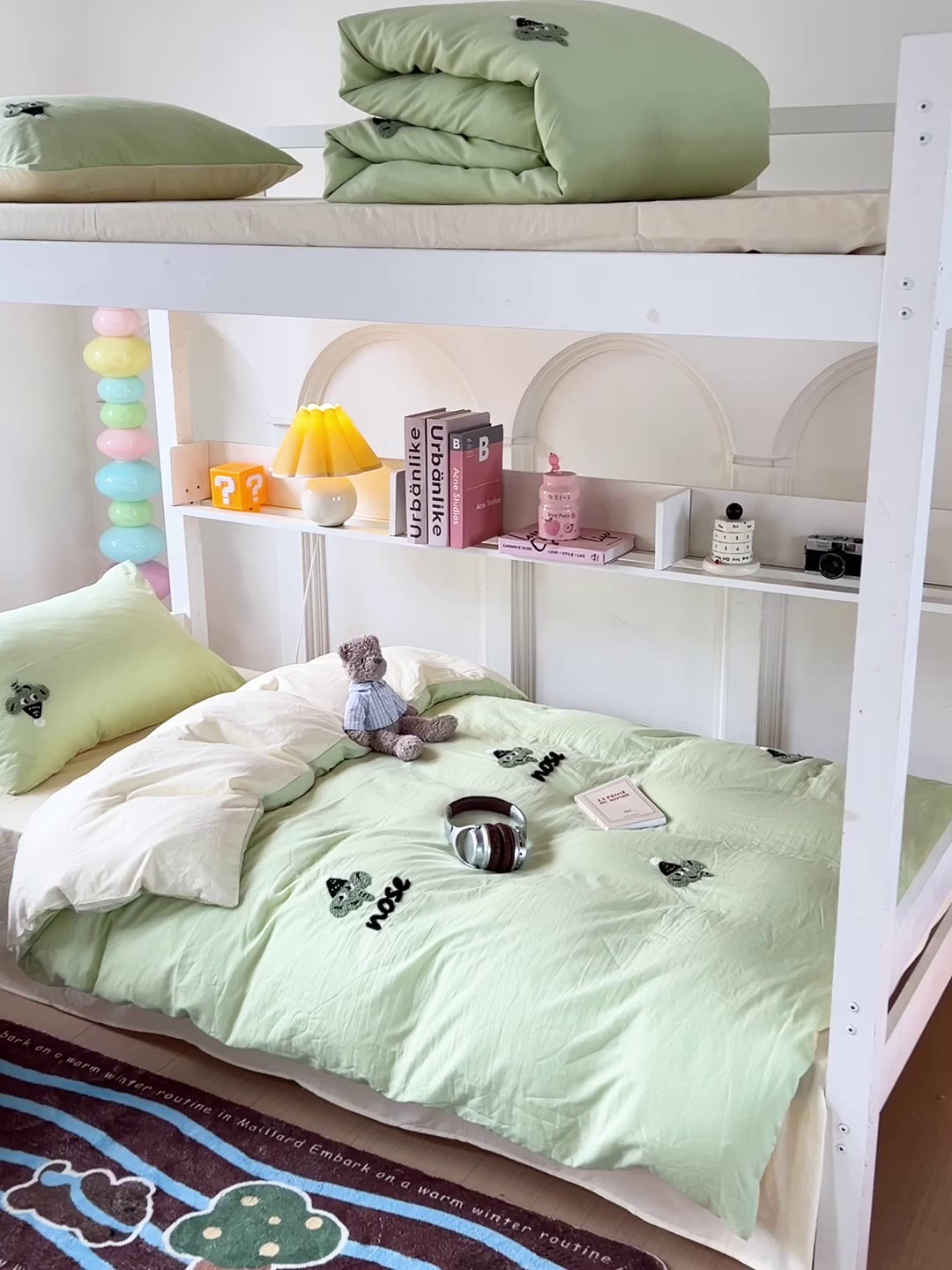 91家纺网 家纺一手货源 找家纺 （总）爱彼家纺 2025新款超柔水洗棉毛巾绣学生宿舍三件套上下铺三件套