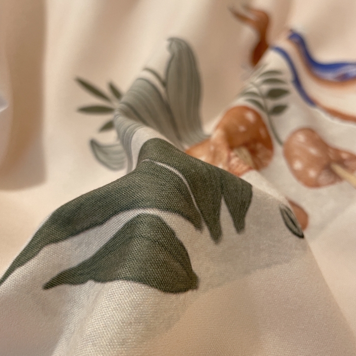 91家纺网 家纺一手货源 找家纺 爱彼家纺 2025新款卡通印花水洗棉学生宿舍三件套上下铺三件套 蘑菇与兔