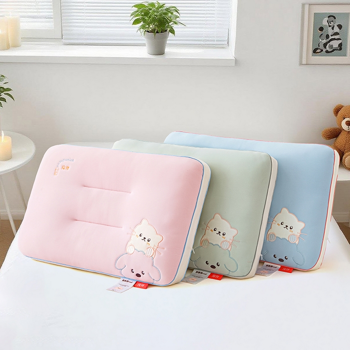 91家纺网 家纺一手货源 找家纺 （总）织布人 2025新款枕芯A类裸感宠伴卡通幼儿园儿童枕头学生宿舍枕头枕芯