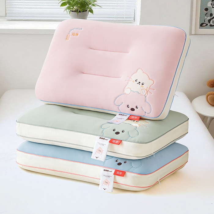 91家纺网 家纺一手货源 找家纺 织布人 2025新款枕芯A类裸感宠伴卡通幼儿园儿童枕头学生宿舍枕头枕芯 组合图仅供参考 30x50cm/只