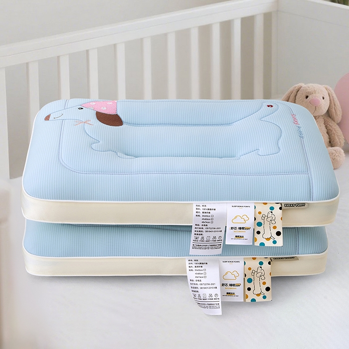 91家纺网 家纺一手货源 找家纺 （总）织布人 2025新款枕芯A类亲肤腊肠狗卡通幼儿园儿童枕学生宿舍枕头枕芯