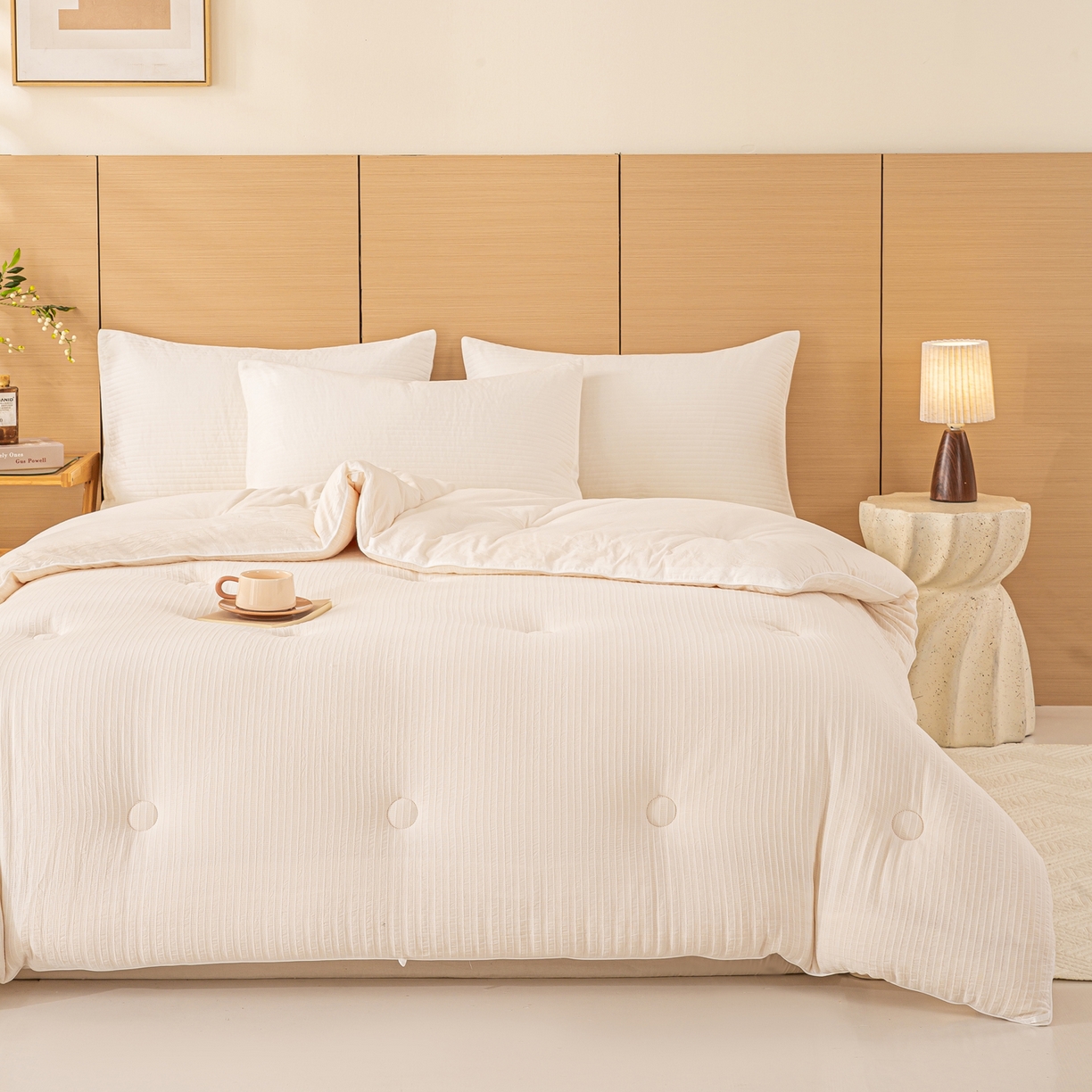 91家纺网 家纺一手货源 找家纺 （总）憨豆家纺 2025新款全棉纯棉提花大豆被纯棉春秋被冬被子被芯（含买家秀）