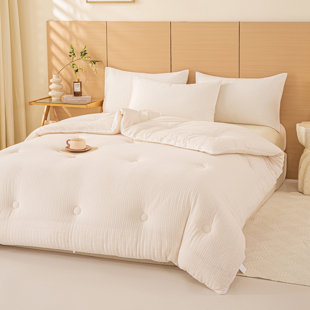 91家纺网 家纺一手货源 找家纺 （总）憨豆家纺 2025新款全棉纯棉提花大豆被纯棉春秋被冬被子被芯（含买家秀）