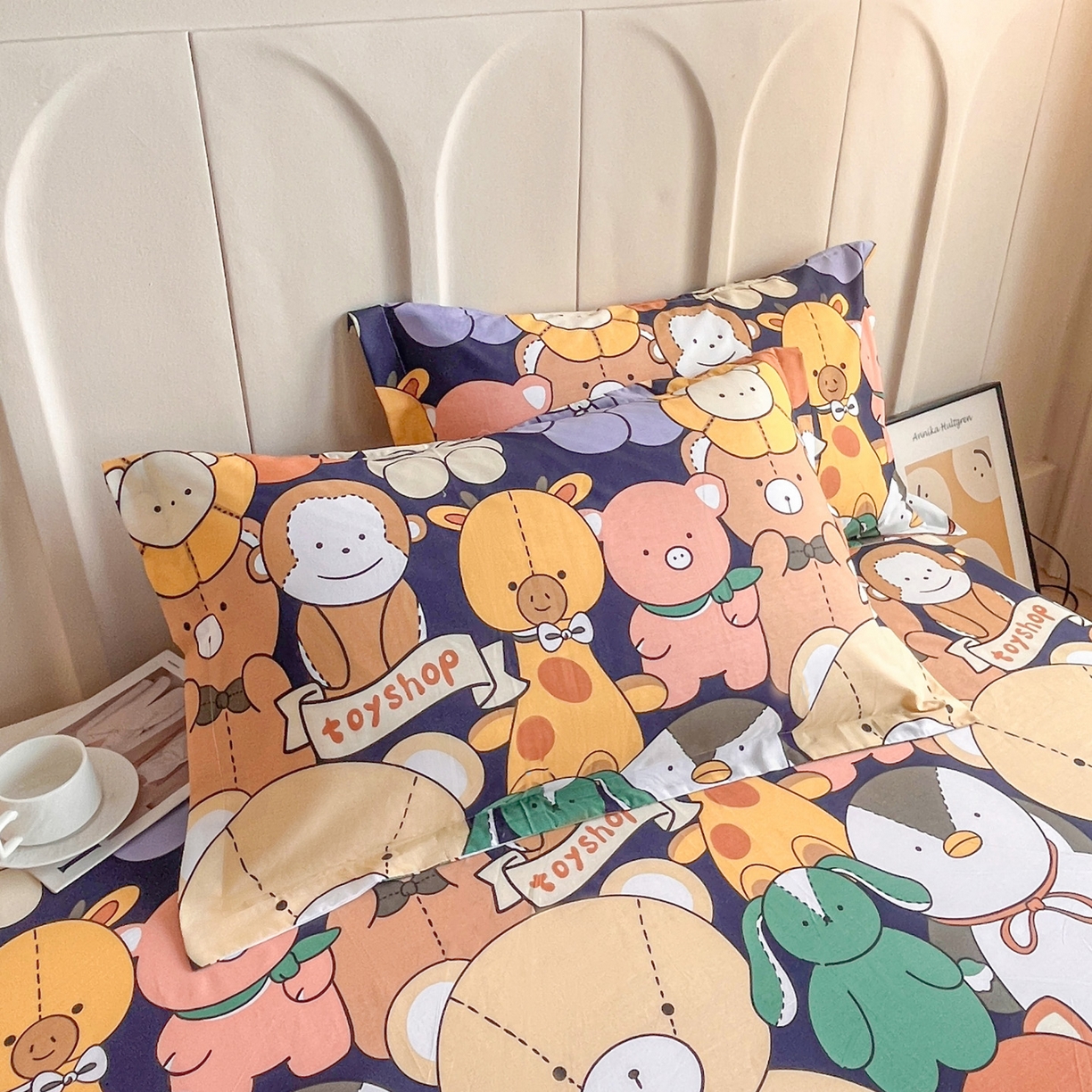 91家纺网 家纺一手货源 找家纺 （总）金盛纺 2025新款13372全棉印花单品枕套