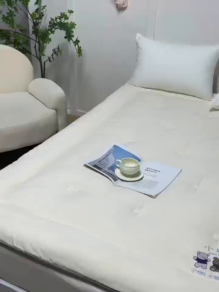 91家纺网 家纺一手货源 找家纺 林希 2025新款保暖软床垫床褥子榻榻米软床垫学生上下铺垫子（小暖垫系列） 白色