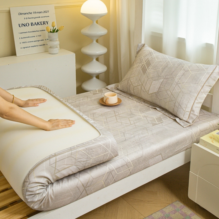 91家纺网 家纺一手货源 找家纺 （总）舒慕家纺 2025新款天丝竹纤维学生软凉席