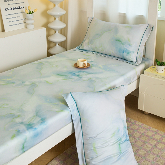 91家纺网 家纺一手货源 找家纺 （总）舒慕家纺 2025新款天丝竹纤维学生软凉席