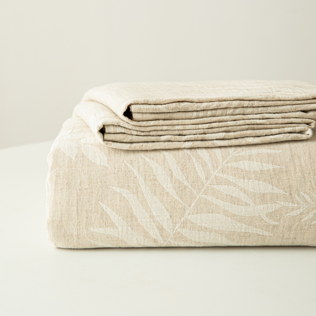 91家纺网 家纺一手货源 找家纺 眠博士 2025新款A类棉麻提花床单单床单床单单件 棉麻床单-花梦如聆