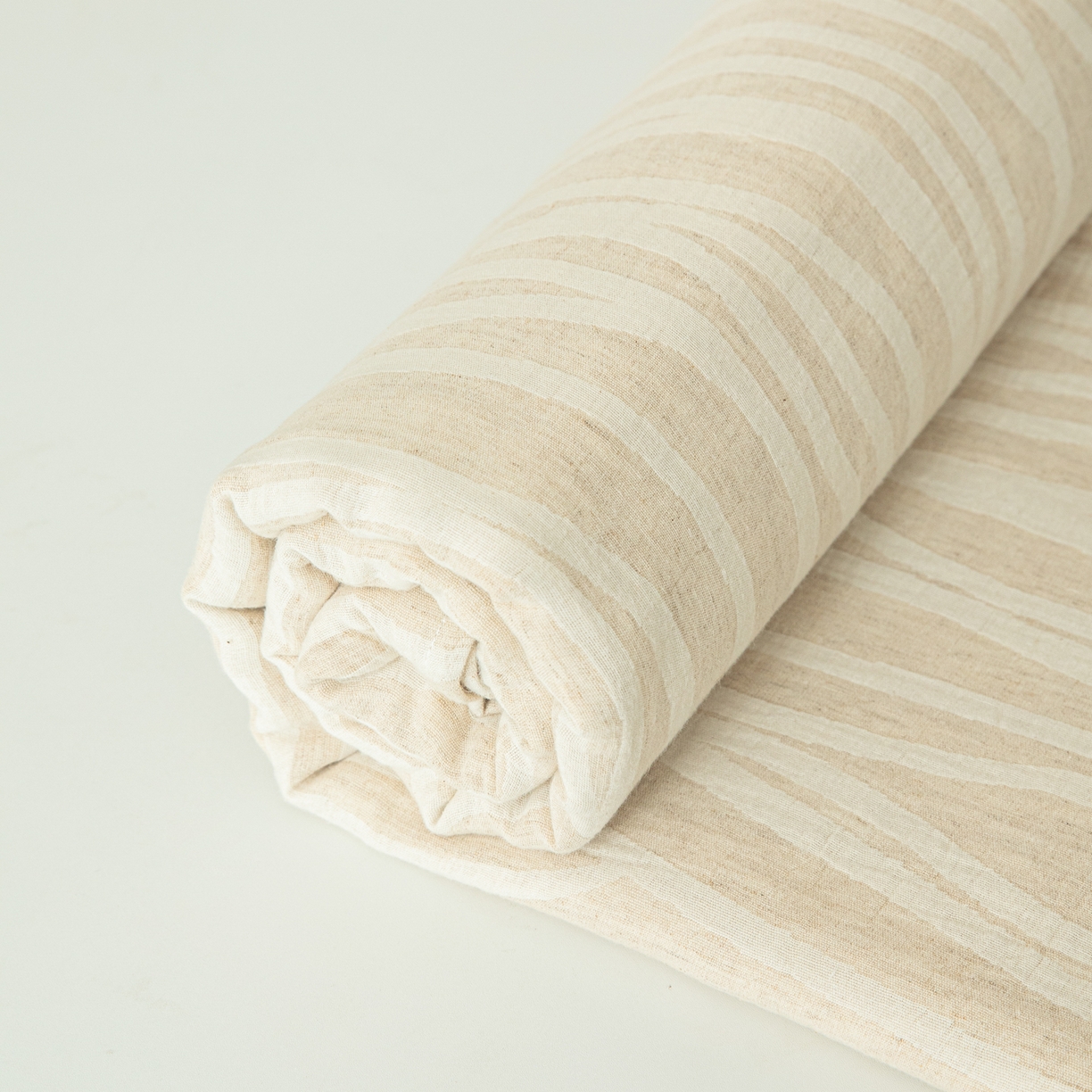 91家纺网 家纺一手货源 找家纺 眠博士 2025新款A类棉麻提花床单单床单床单单件 棉麻床单-树纹