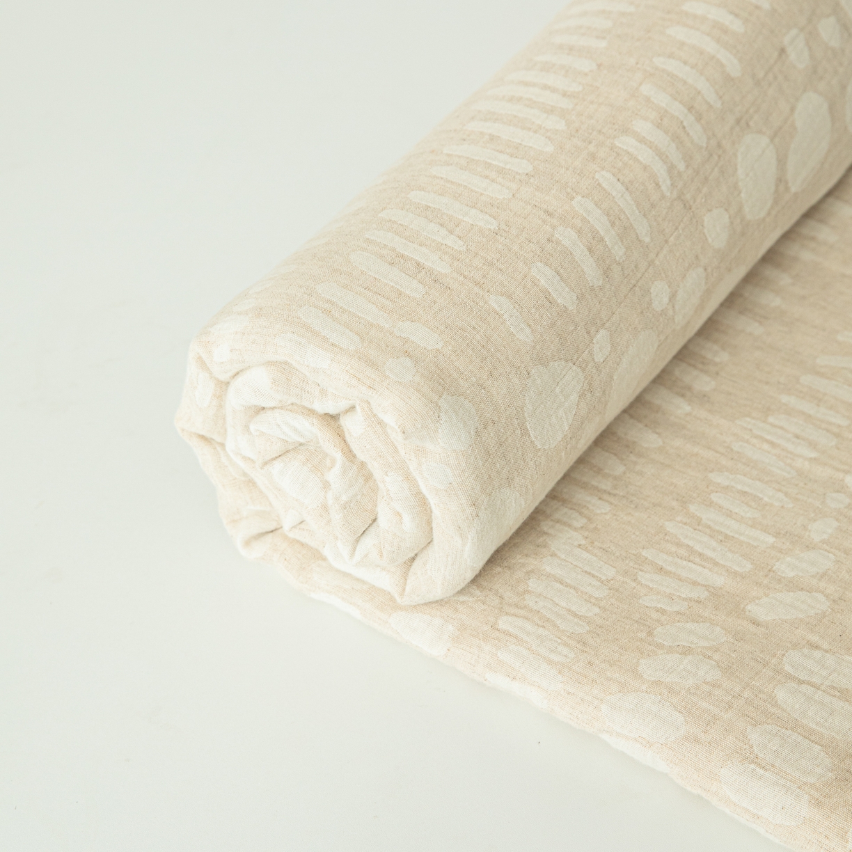 91家纺网 家纺一手货源 找家纺 眠博士 2025新款A类棉麻提花床单单床单床单单件 棉麻床单-豹纹