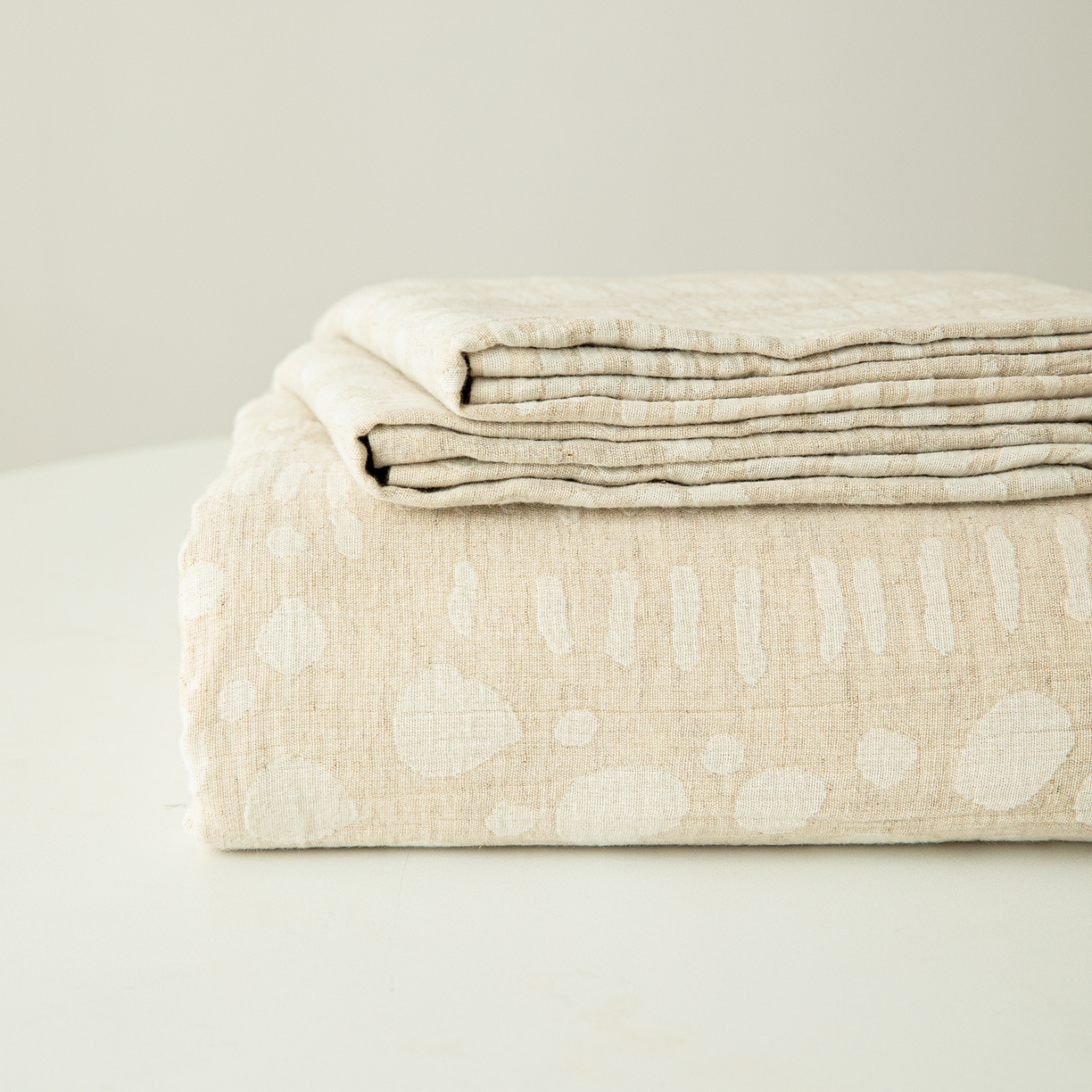 91家纺网 家纺一手货源 找家纺 眠博士 2025新款A类棉麻提花床单单床单床单单件 棉麻床单-豹纹