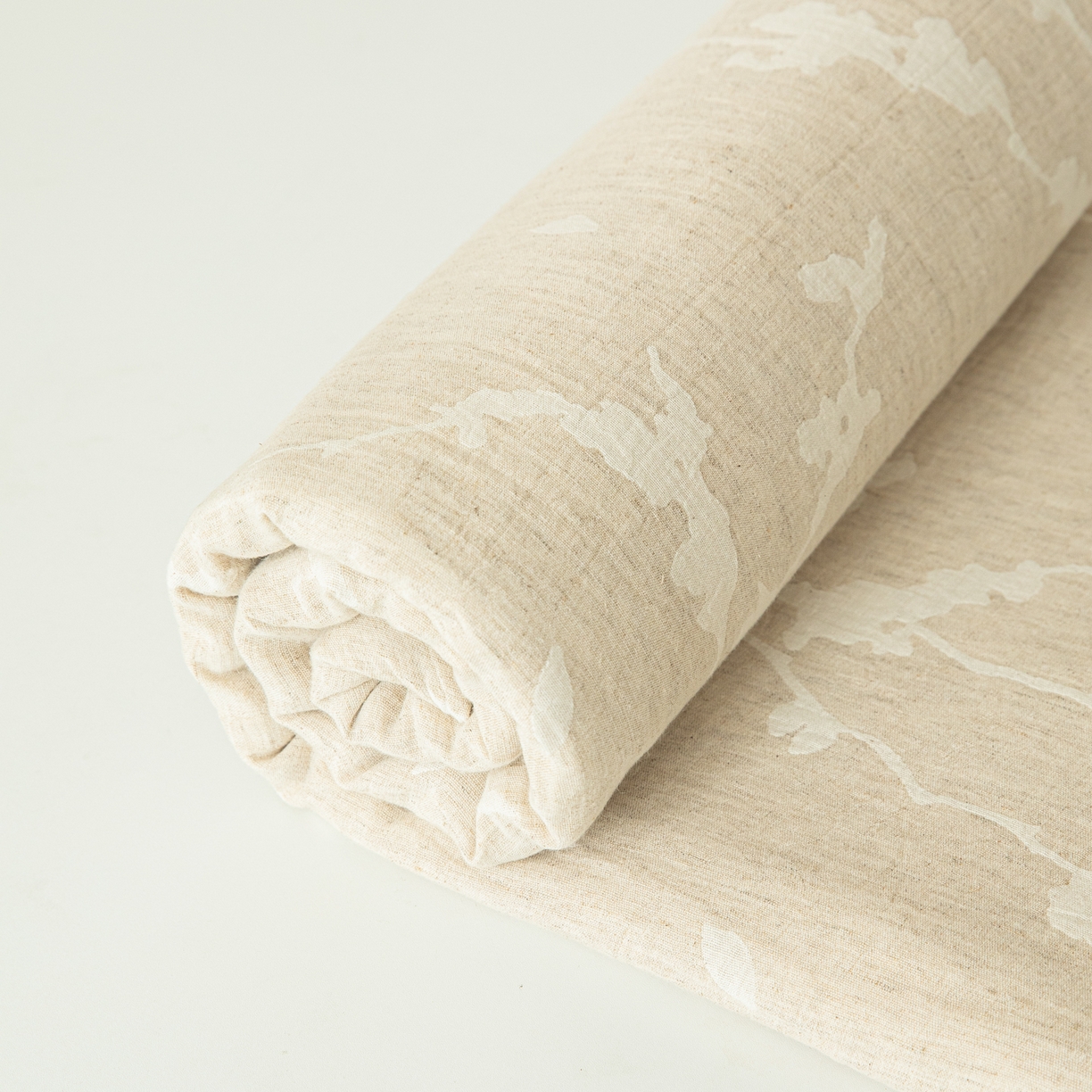 91家纺网 家纺一手货源 找家纺 眠博士 2025新款A类棉麻提花床单单床单床单单件 棉麻床单-摇影