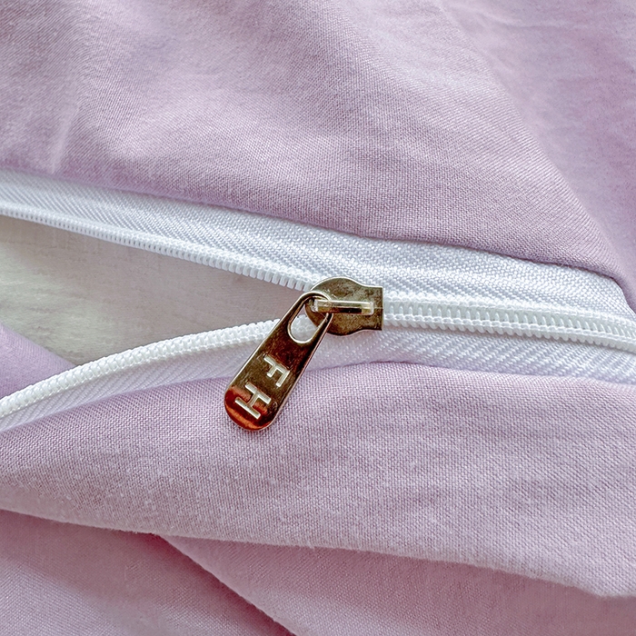 91家纺网 家纺一手货源 找家纺 繁花家居 2025新款高克重云朵棉贝壳边系列四件套 绵绵-芋紫