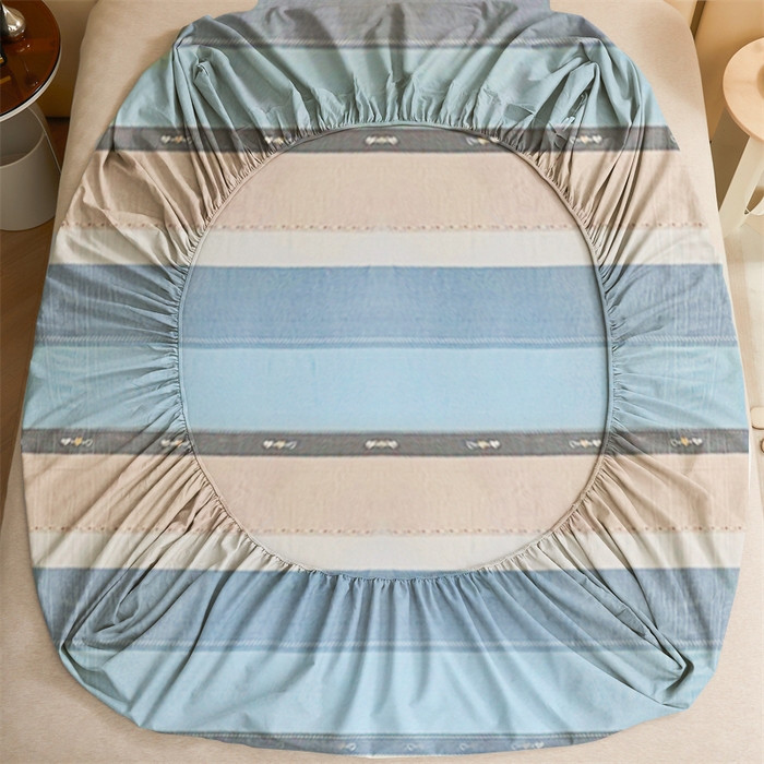 91家纺网 家纺一手货源 找家纺 优尚家纺 2025新款全棉纯棉磨毛床笠系列 罗马格调