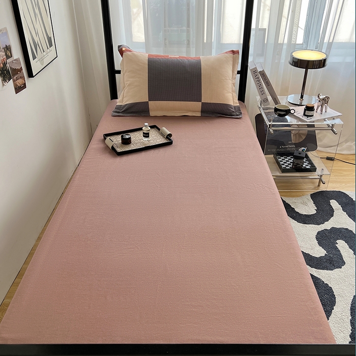 91家纺网 家纺一手货源 找家纺 慕木家纺 2025新款A类高端无印风卡通高克重170克阳光暖绒棉学生套件系列(可供跨境抽空压缩) 爵士氛围