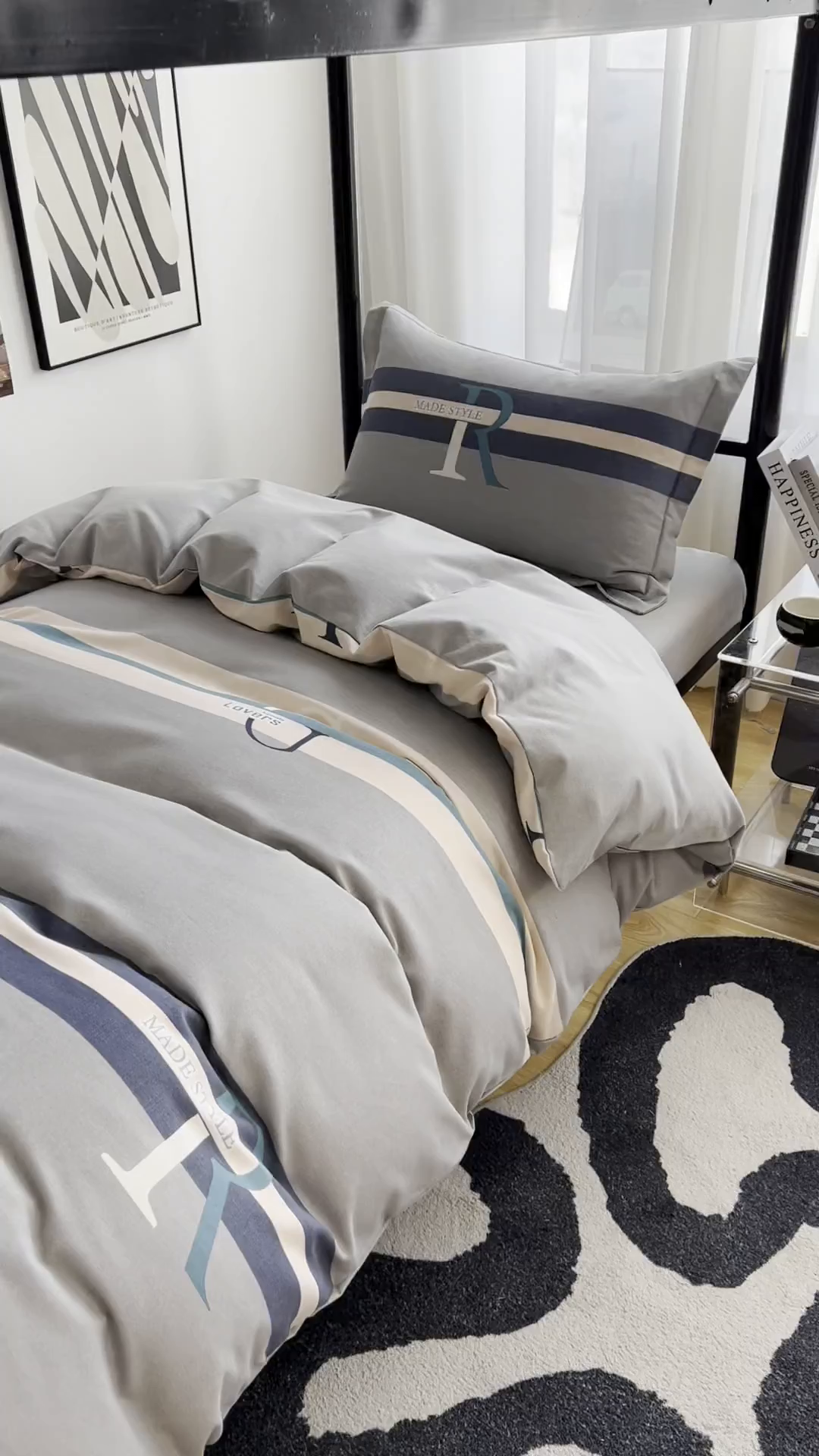 91家纺网 家纺一手货源 找家纺 慕木家纺 2025新款A类高端无印风卡通高克重170克阳光暖绒棉学生套件系列(可供跨境抽空压缩) 梦幻联动