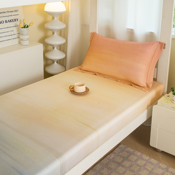 91家纺网 家纺一手货源 找家纺 舒慕家纺 2025新款天丝竹纤维学生软凉席 极光-蓝