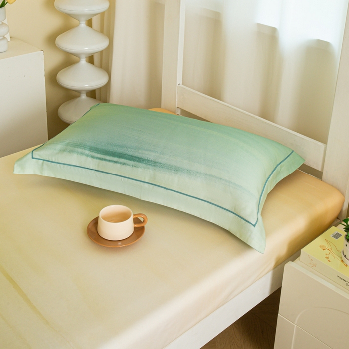 91家纺网 家纺一手货源 找家纺 舒慕家纺 2025新款天丝竹纤维学生软凉席 极光-绿