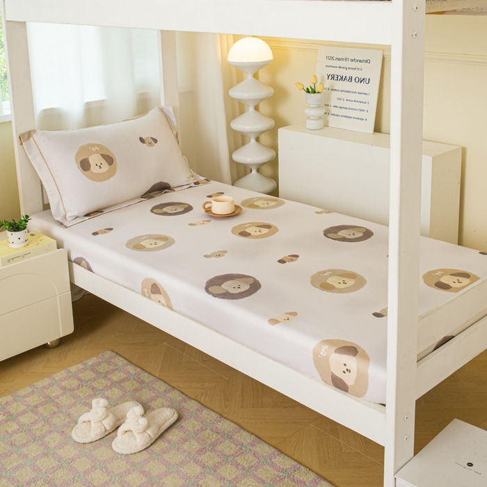 91家纺网 家纺一手货源 找家纺 舒慕家纺 2025新款天丝竹纤维学生软凉席 可爱