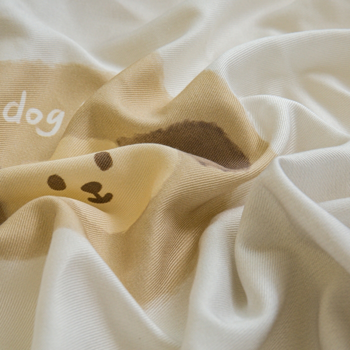 91家纺网 家纺一手货源 找家纺 舒慕家纺 2025新款天丝竹纤维学生软凉席 可爱