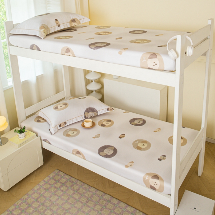 91家纺网 家纺一手货源 找家纺 舒慕家纺 2025新款天丝竹纤维学生软凉席 可爱