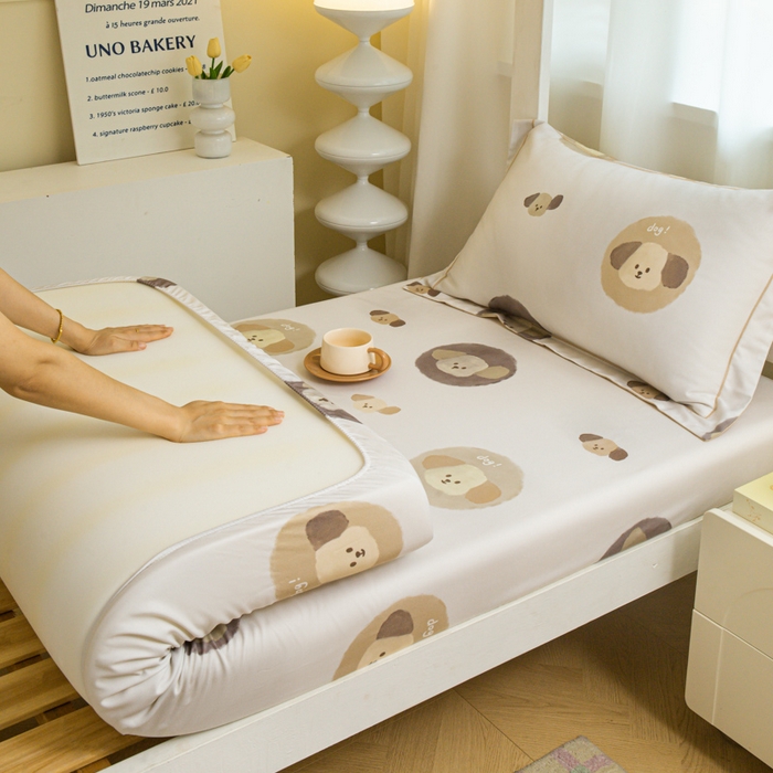 舒慕家纺 2025新款天丝竹纤维学生软凉席 可爱