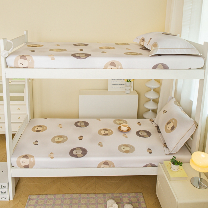 91家纺网 家纺一手货源 找家纺 舒慕家纺 2025新款天丝竹纤维学生软凉席 可爱