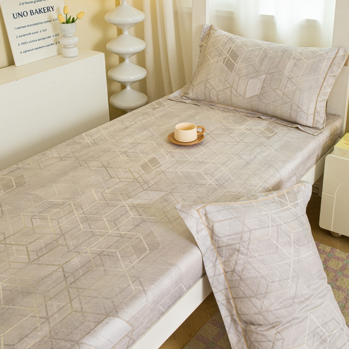 91家纺网 家纺一手货源 找家纺 舒慕家纺 2025新款天丝竹纤维学生软凉席 摩卡-灰