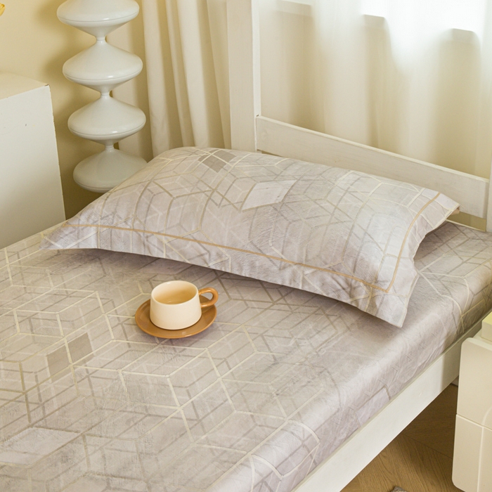 91家纺网 家纺一手货源 找家纺 舒慕家纺 2025新款天丝竹纤维学生软凉席 摩卡-灰