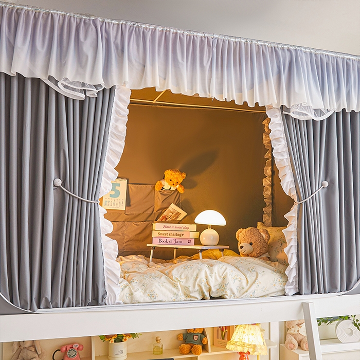 91家纺网 家纺一手货源 找家纺 （总）薇梦蚊帐 2025新款学生宿舍遮光渐变学生蚊帐