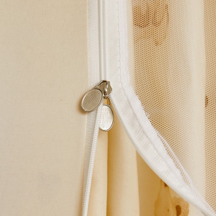 91家纺网 家纺一手货源 找家纺 （总）薇梦蚊帐 2025新款遮光床帘刺绣款学生蚊帐抱抱熊系列