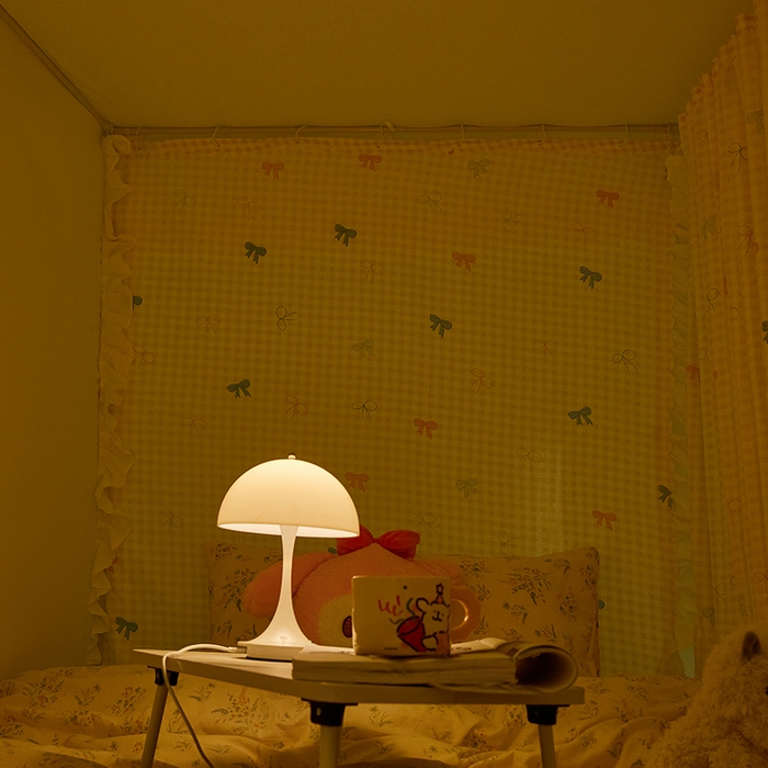 91家纺网 家纺一手货源 找家纺 薇梦蚊帐 2025新款遮光床帘刺绣款学生蚊帐-抱抱熊 蝴蝶结-嫩黄