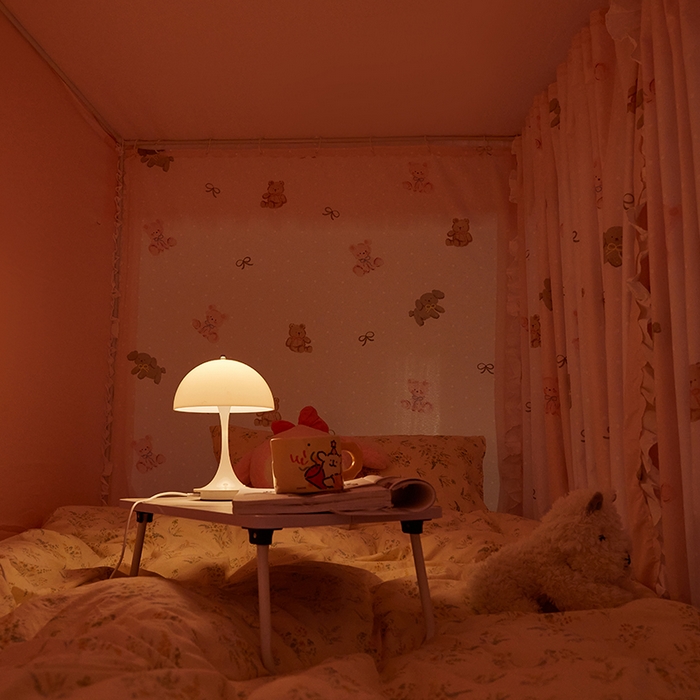 91家纺网 家纺一手货源 找家纺 薇梦蚊帐 2025新款遮光床帘刺绣款学生蚊帐-抱抱熊 幸运熊和狗-粉