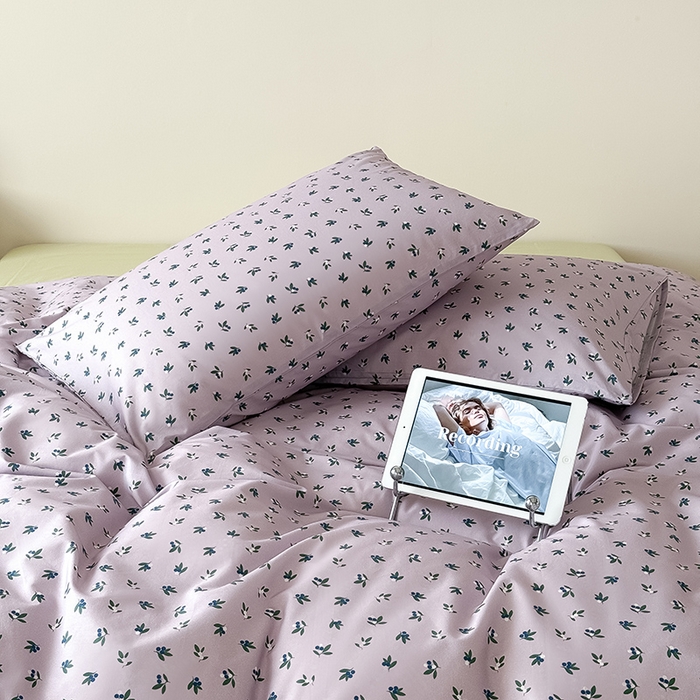 91家纺网 家纺一手货源 找家纺 （总）Mr.pig猪先生水洗棉 2025新款A类全棉水洗棉小清新数码印花四件套纯棉床单被套学生宿舍三件套床笠款床上用品