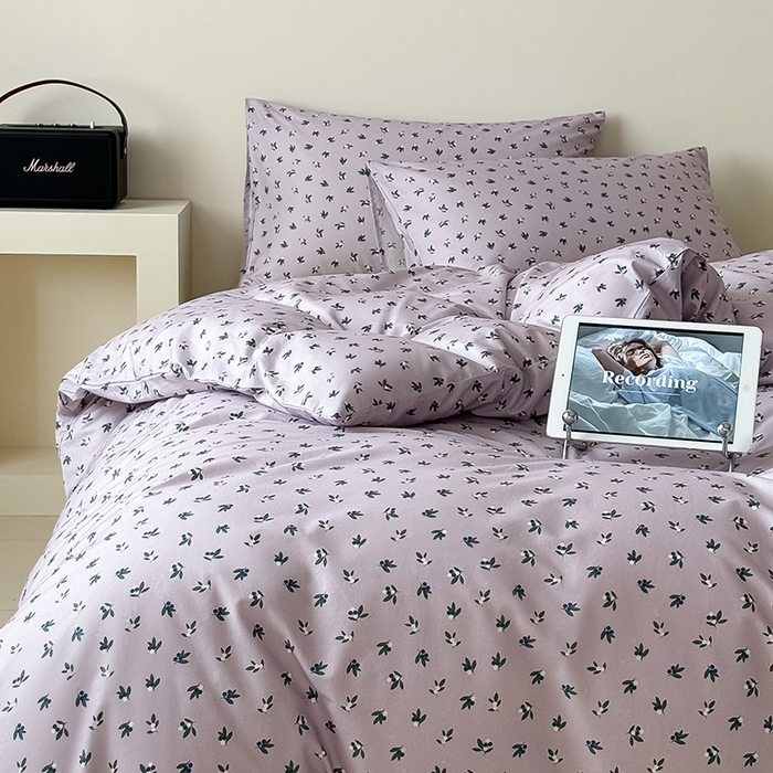 91家纺网 家纺一手货源 找家纺 （总）Mr.pig猪先生水洗棉 2025新款A类全棉水洗棉小清新数码印花四件套纯棉床单被套学生宿舍三件套床笠款床上用品