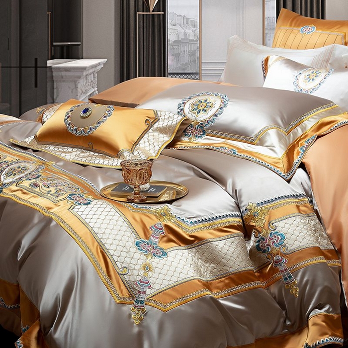 91家纺网 家纺一手货源 找家纺 （总）至爱今生 2025新款亲肤舒适四件套系列-盛世