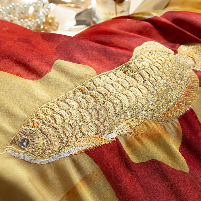 91家纺网 家纺一手货源 找家纺 （总）至爱今生 2025新款亲肤舒适四件套系列-金玉满堂