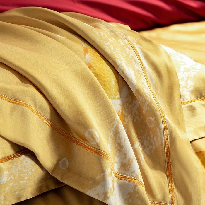 91家纺网 家纺一手货源 找家纺 （总）至爱今生 2025新款亲肤舒适四件套系列-金玉满堂