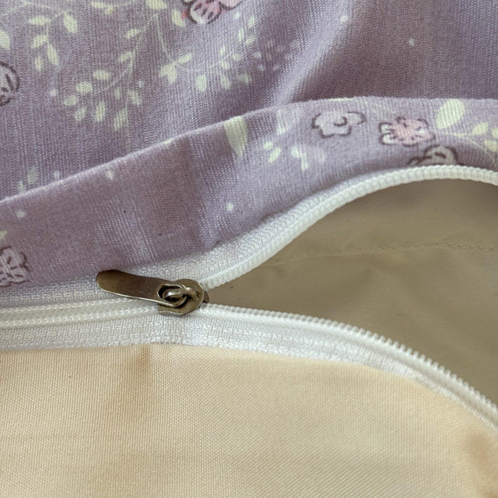 91家纺网 家纺一手货源 找家纺 可可家纺 2025直播热款亲肤有氧提花小竺棉四件套 星辰花紫 