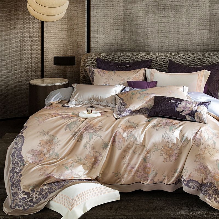 91家纺网 家纺一手货源 找家纺 （总）至爱今生 2025新款亲肤舒适四件套系列-春风里