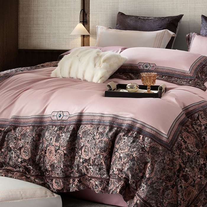 91家纺网 家纺一手货源 找家纺 （总）至爱今生 2025新款亲肤舒适四件套系列-爱尔兰城堡