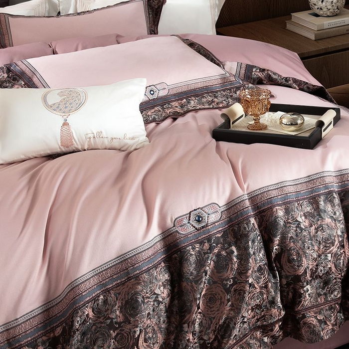 91家纺网 家纺一手货源 找家纺 （总）至爱今生 2025新款亲肤舒适四件套系列-爱尔兰城堡