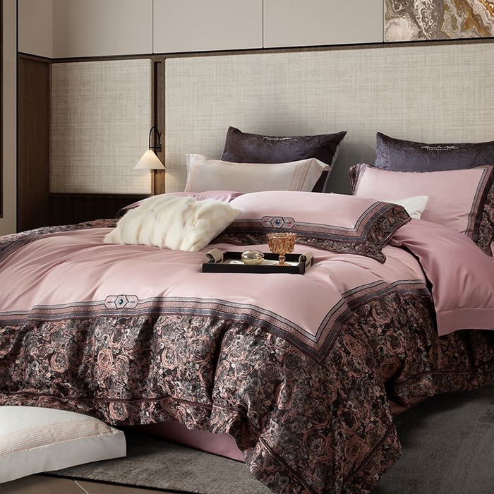 91家纺网 家纺一手货源 找家纺 （总）至爱今生 2025新款亲肤舒适四件套系列-爱尔兰城堡