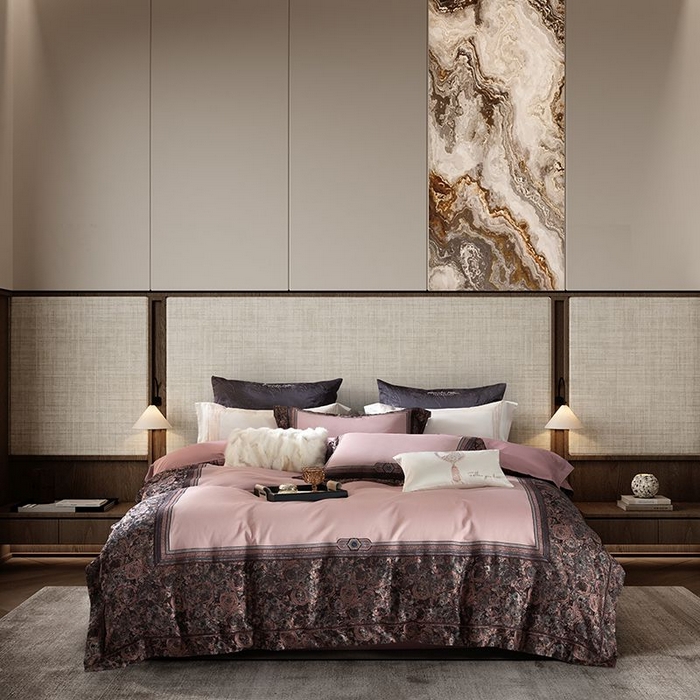 91家纺网 家纺一手货源 找家纺 （总）至爱今生 2025新款亲肤舒适四件套系列-爱尔兰城堡